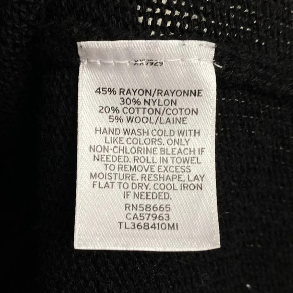 Leith Black Long Sleeve Cardigan - Picture 8 of 8